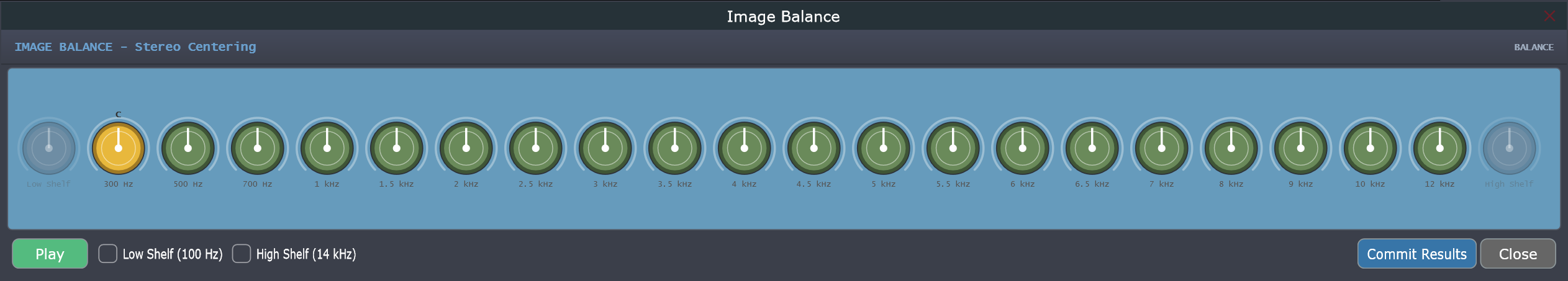 Image Balance panel