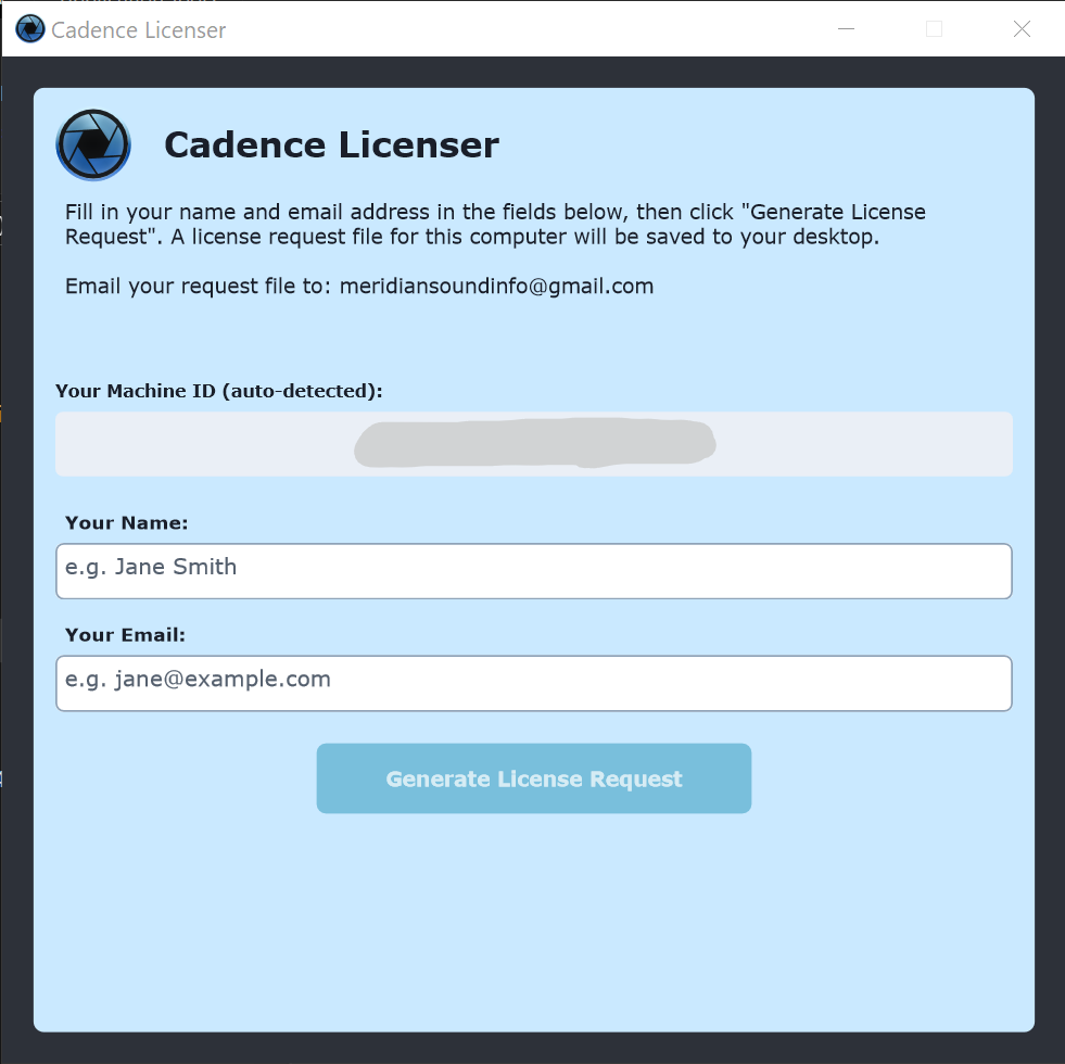 Cadence screenshot